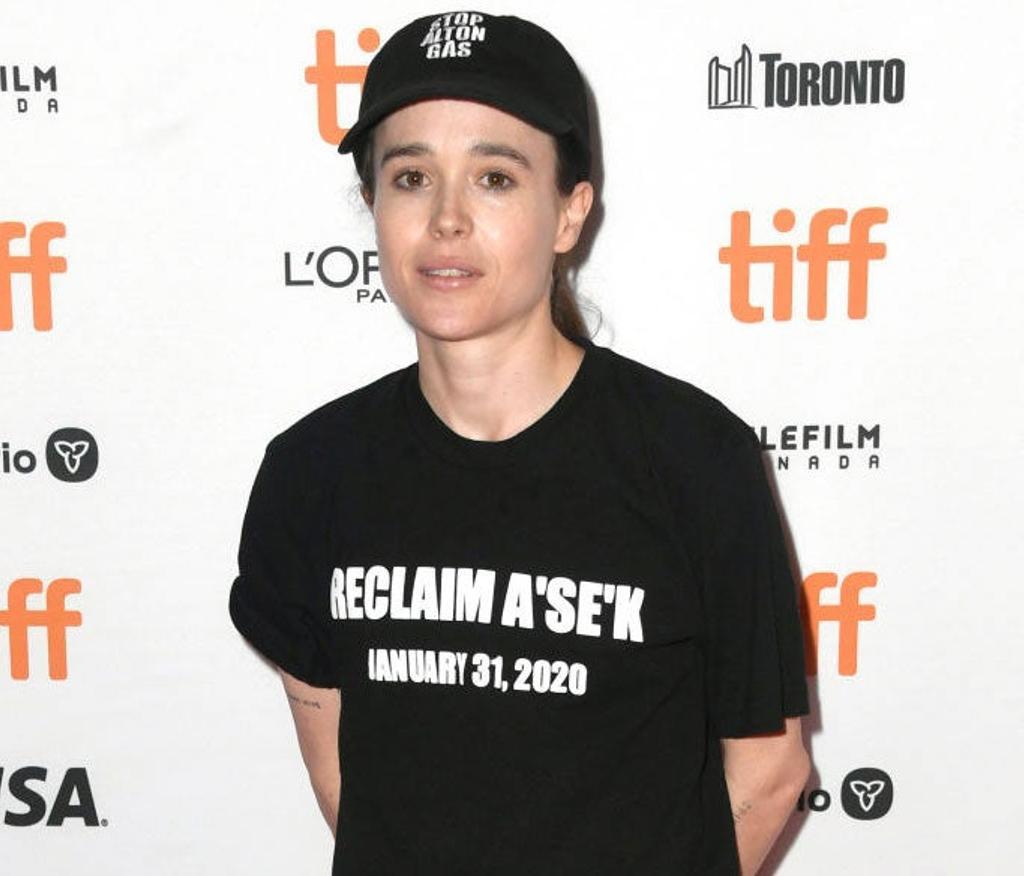 El actor Elliot Page durante un estreno en Toronto