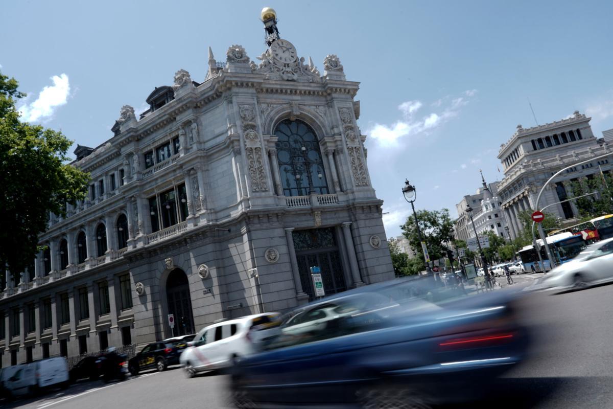Vista general del edificio del Banco de España