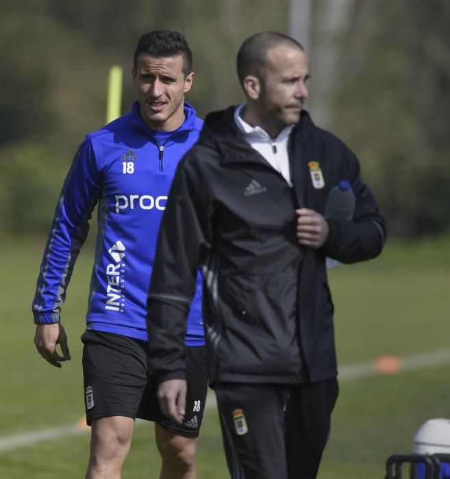 Entrenamiento del Real Oviedo en El Requexón