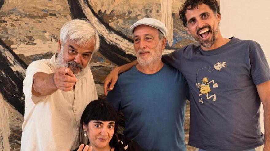 Una luz al final del túnel y tres vidas por entender: José Antonio González estrena en Telde 'Hombres de aire', su obra más personal
