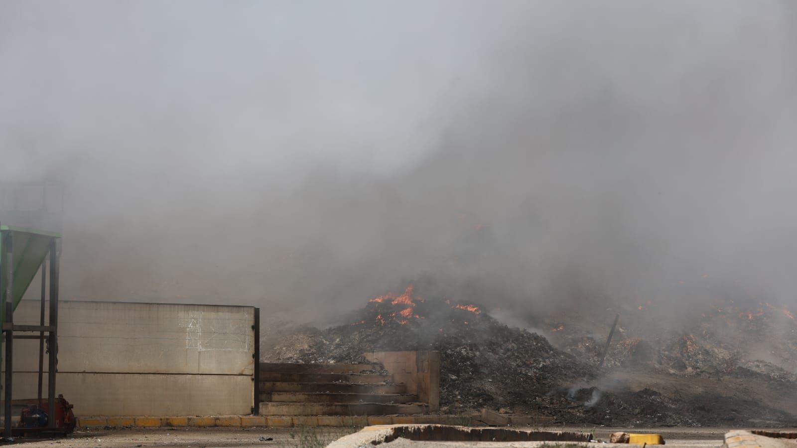 Incendio en la planta de tratamiento de residuos de San Antonio de Requena