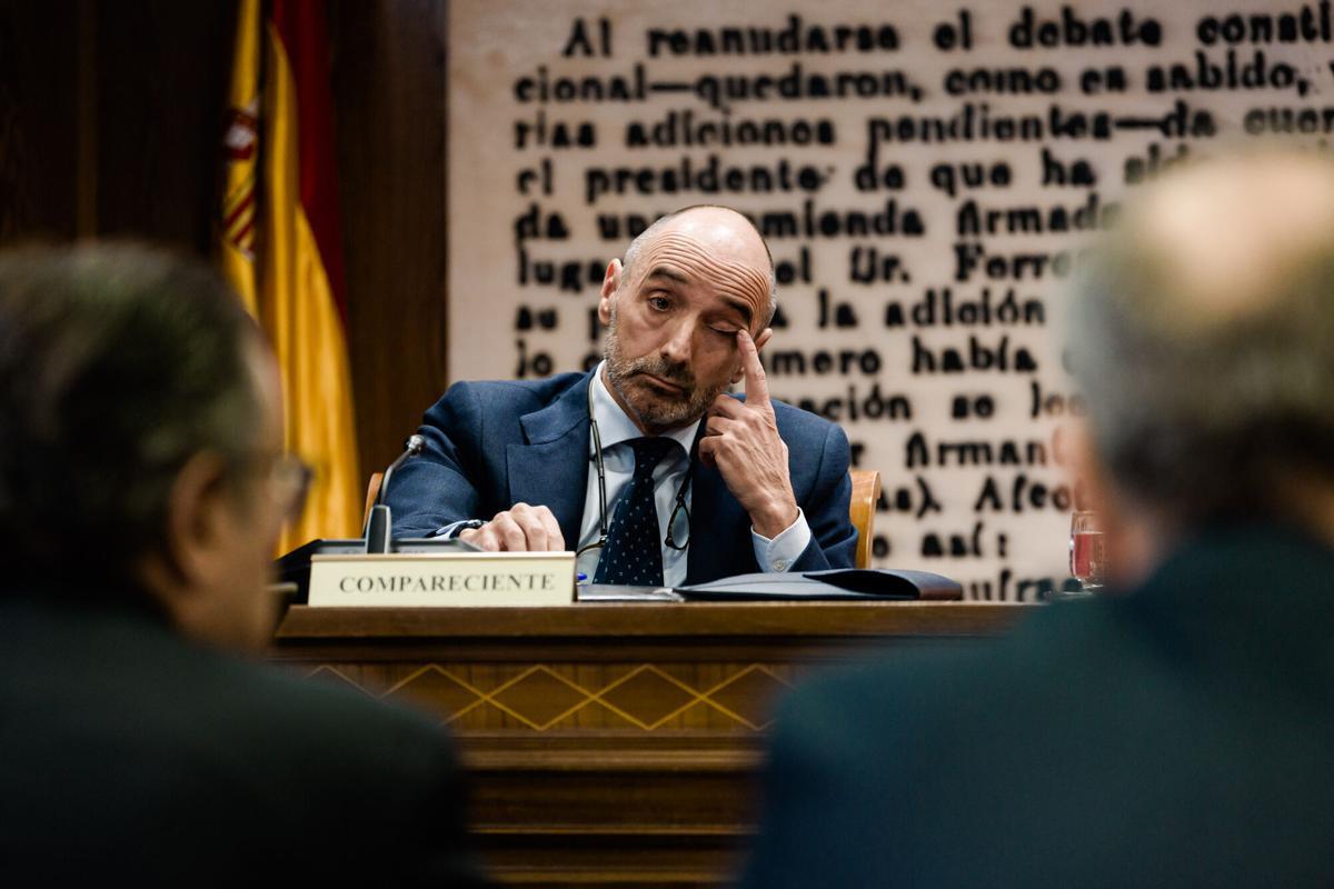 El empresario Julio Martínez comparece ante la Comisión de Investigación del ‘caso Koldo’, en el Senado