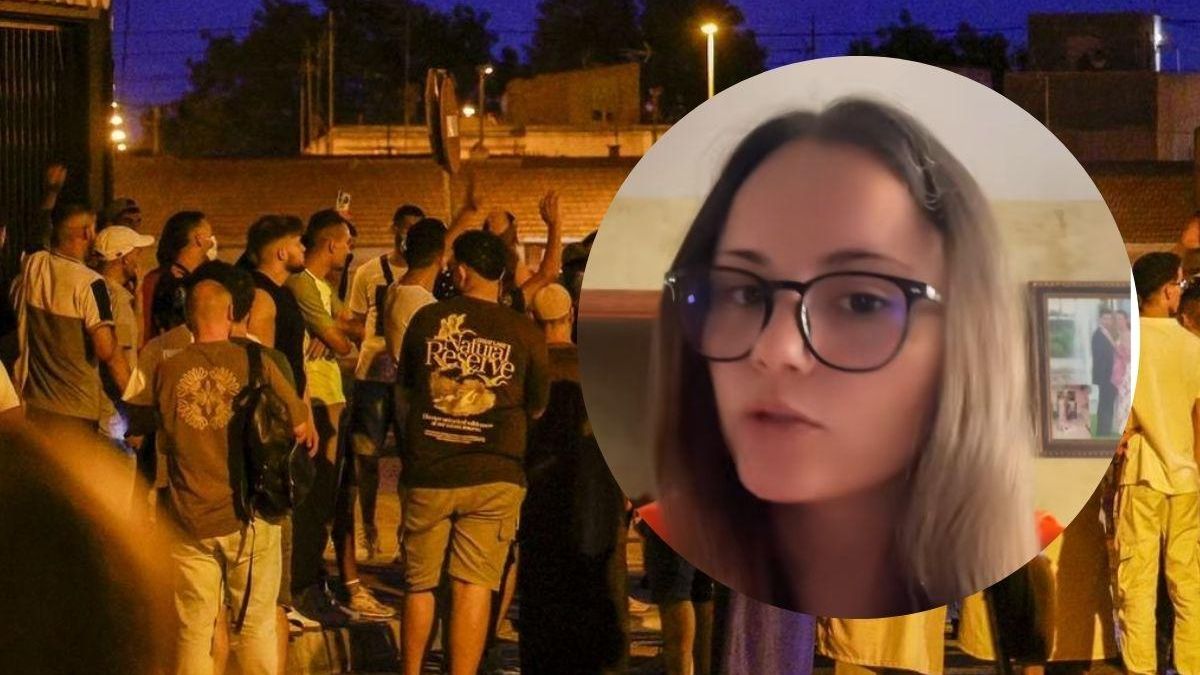 Alba, vecina de Torre Pacheco No queremos que venga gente de fuera, porque lo único que estáis haciendo es destrozar el pueblo
