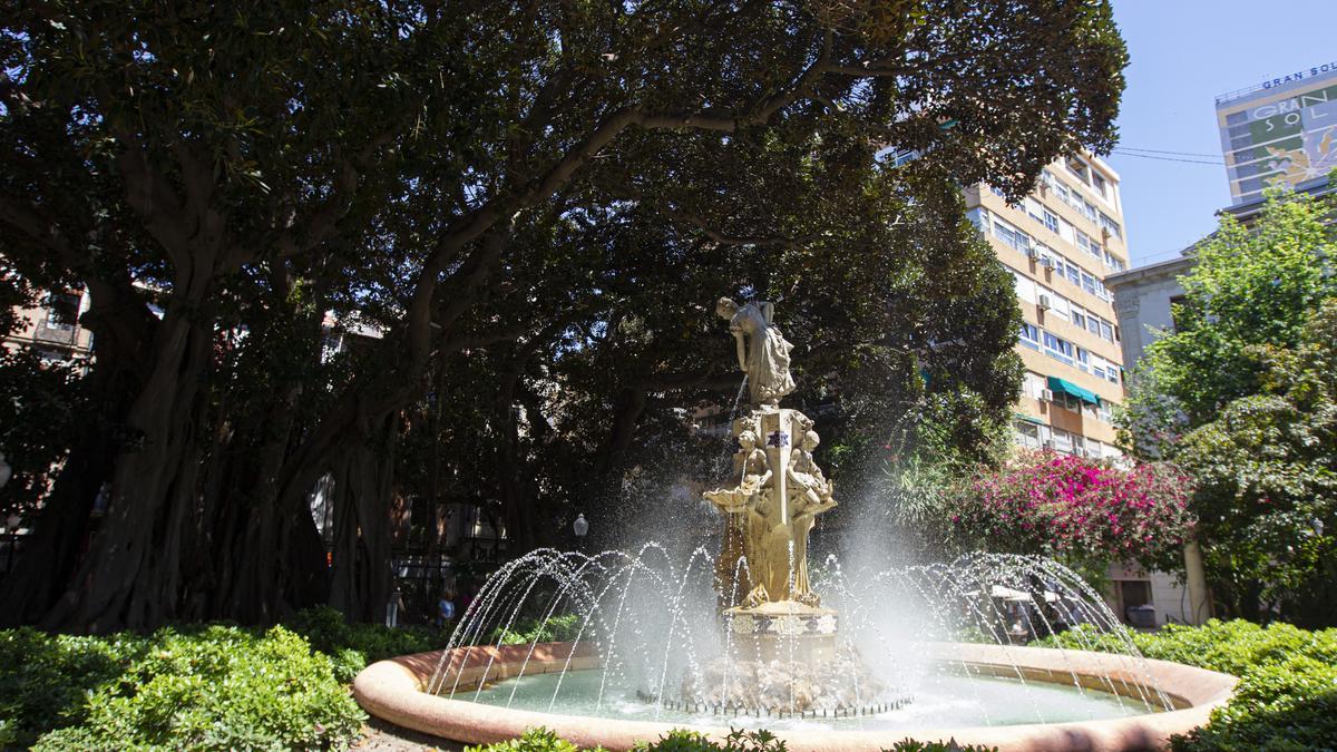 Plaza de Gabriel Miró, que acogerá una de las proyecciones.