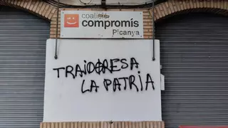 Vandalitzen la seu de Compromís a Picanya: “Traïdors a la pàtria”