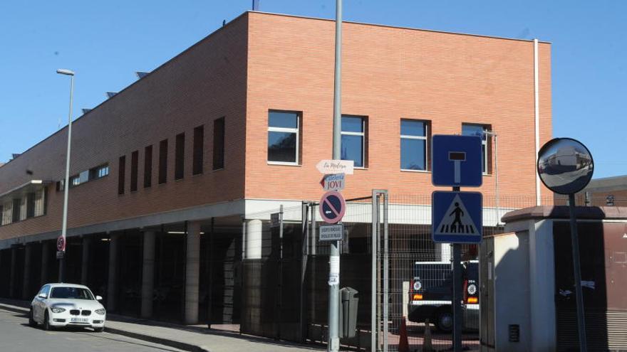 Dependencias de la Policía Local en El Esparragal, que fueron inauguradas por el exalcalde Cámara hace casi ocho años.