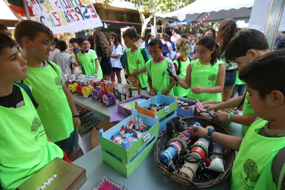 Los más jóvenes en la Feria del Emprendimiento