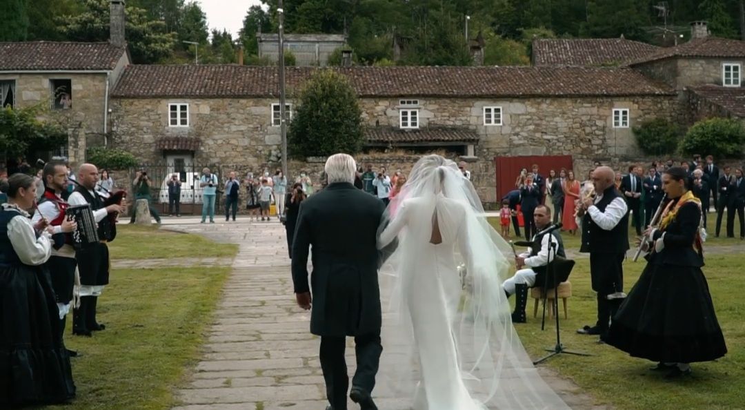 La boda de cuento de Lucía Bárcena y Marco Juncadella, que no se perdió Marta Ortega