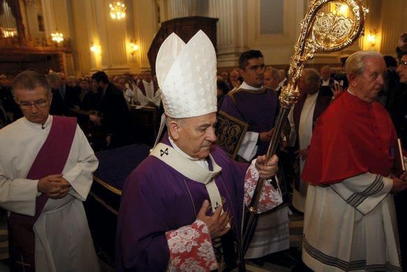 Funeral de Elías Yanez en la Basílica del Pilar