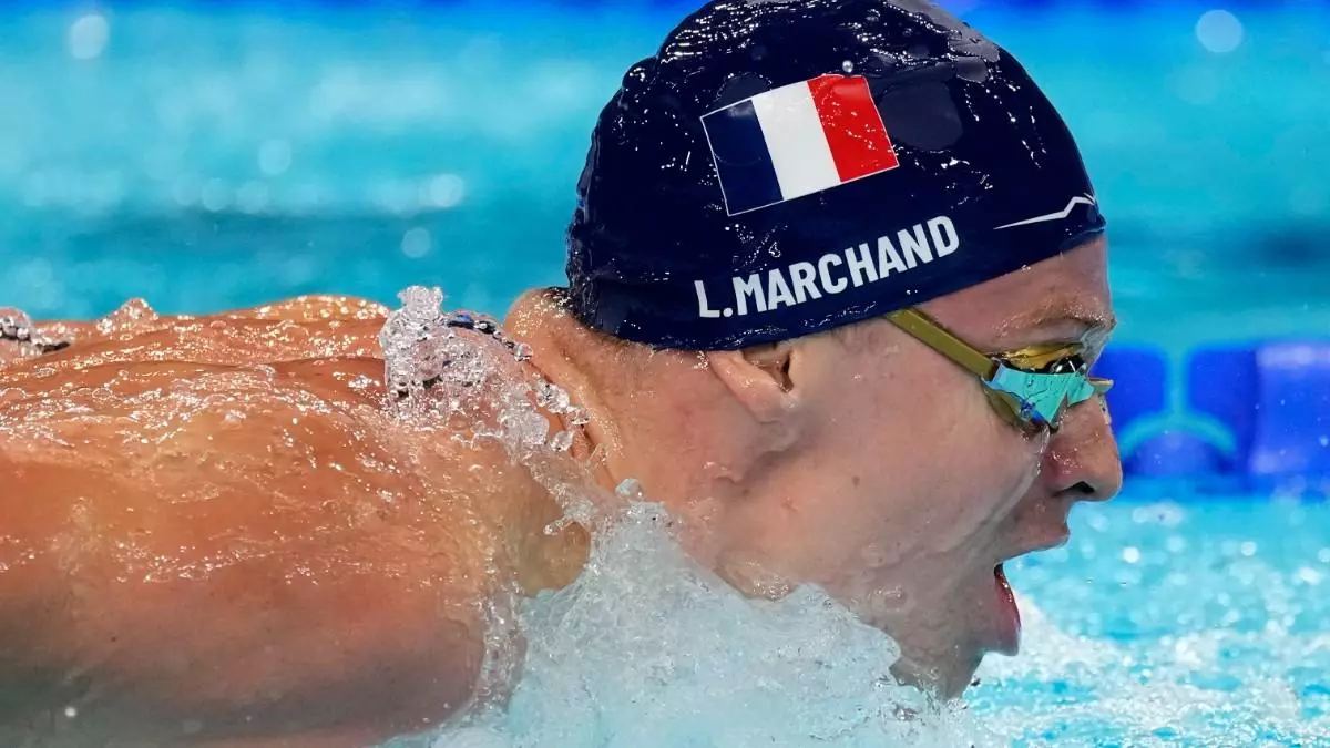 Marchand pulveriza un r谷cord de Ryan Lochte