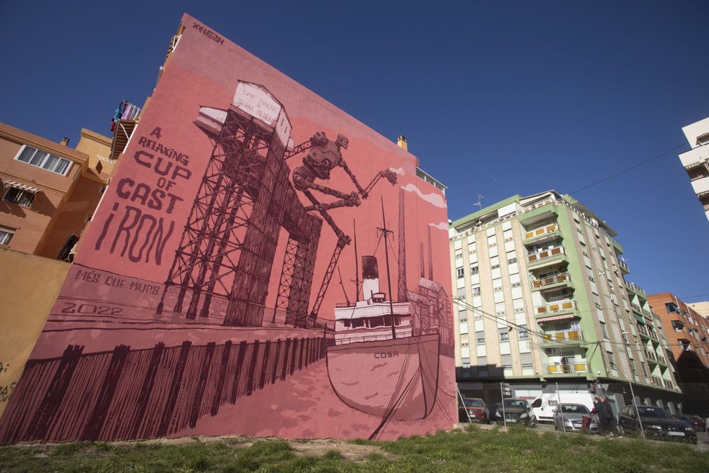 Un mural del Port de Sagunt entre los 100 mejores del mundo.