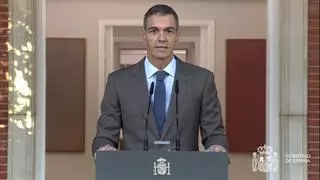 Sánchez convoca elecciones para el 29 de noviembre: "Es el momento de que los españoles decidáis que futuro queréis"
