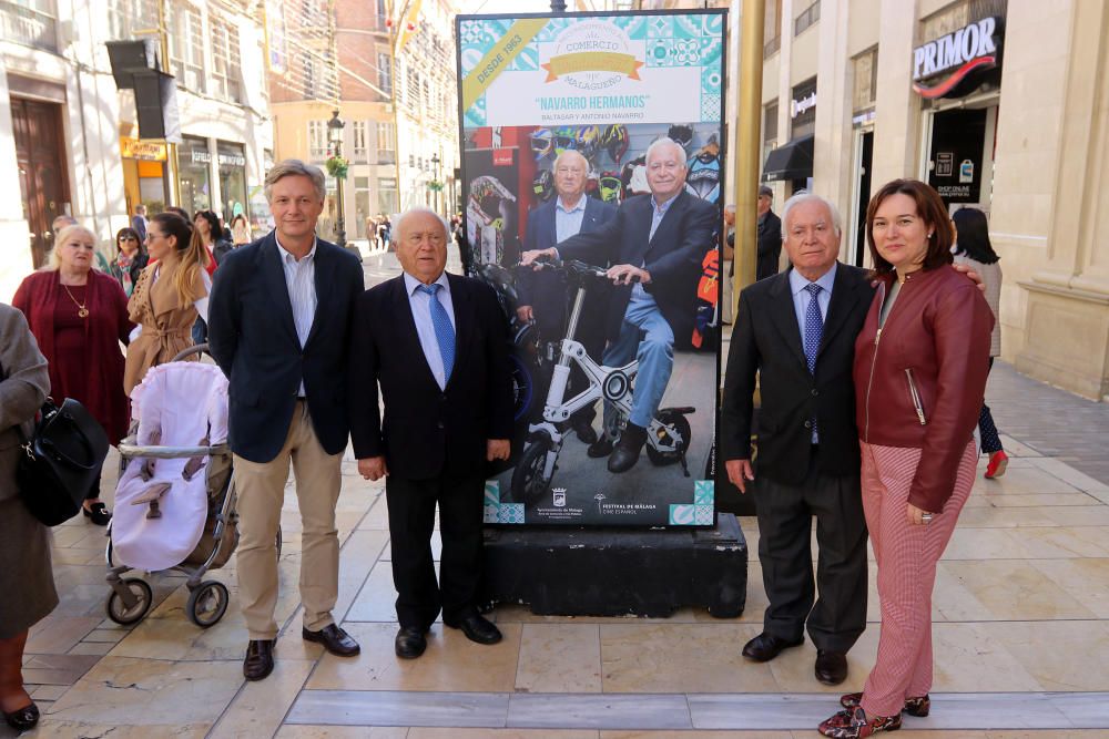 Málaga homenajea a sus comercios centenarios