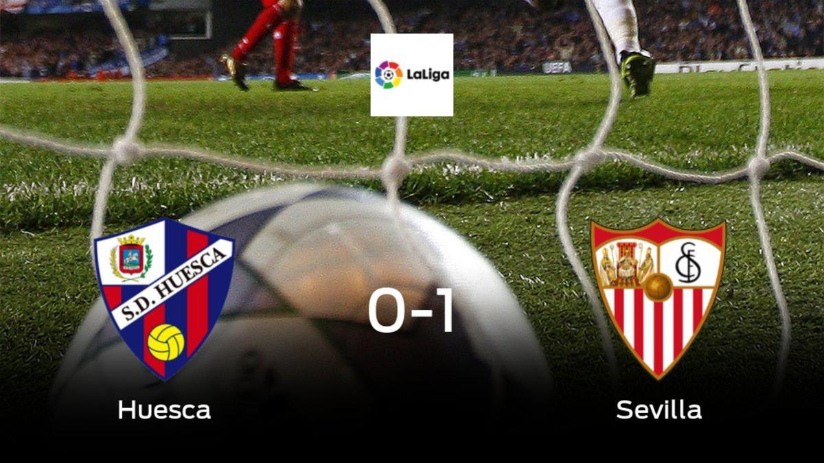 El Sevilla vence en El Alcoraz al Huesca (0-1)