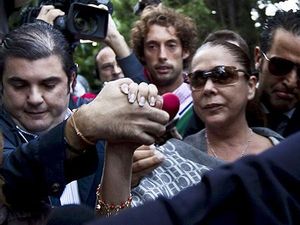 L’arribada d’Isabel Pantoja als jutjats de Marbella.