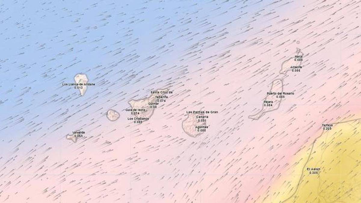 La Aemet prevé un lunes con nubes en el norte de Tenerife y cielos despejados en el resto
