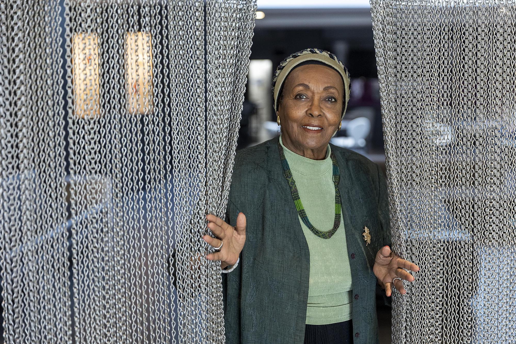 Edna Adan Ismail, el pasado jueves, en Barcelona.