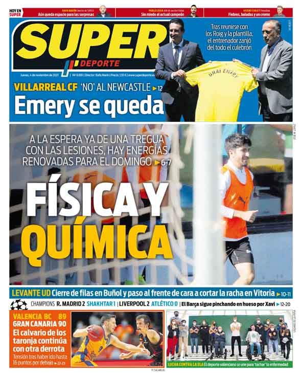 Portadas de SUPER en el mes de noviembre