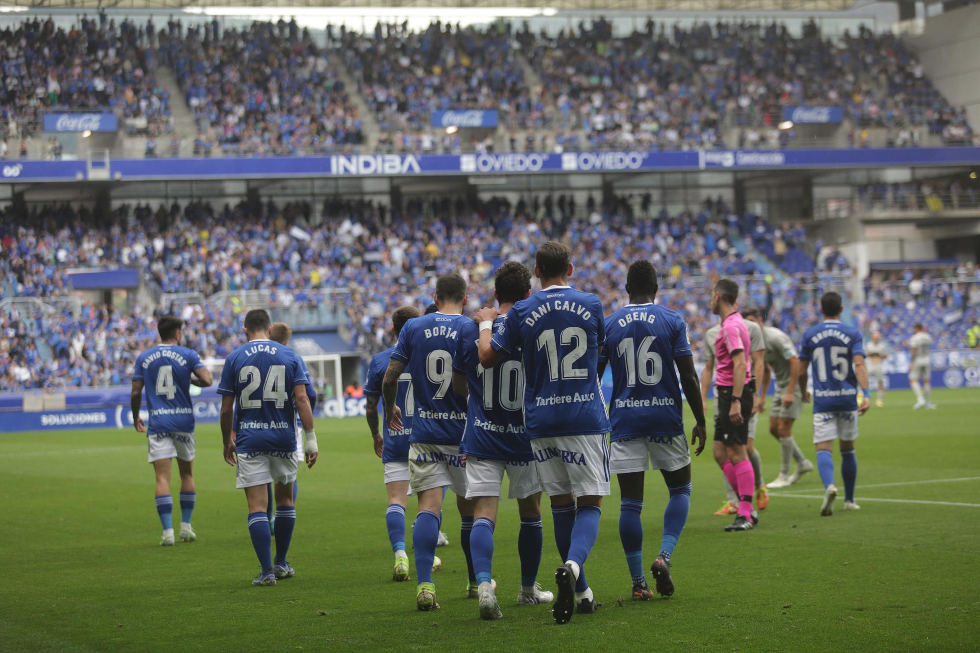 El partido del Oviedo ante el Ibiza, en imágenes