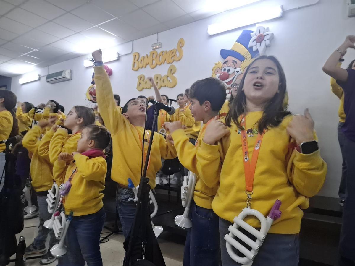 Ensayo de los intengrantes de Bambas 2026.