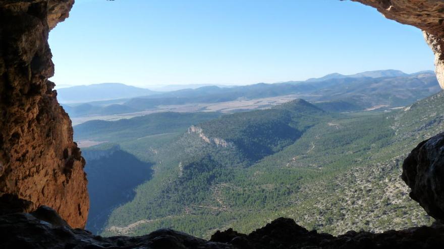 Vista de la rambla de las Buiteras, en Moratalla