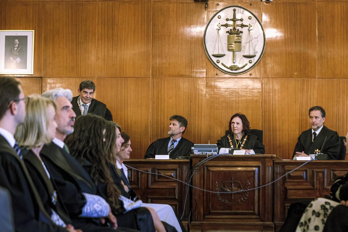 Imágenes de la toma de posesión del nuevo fiscal superior de Baleares, Adrián Salazar