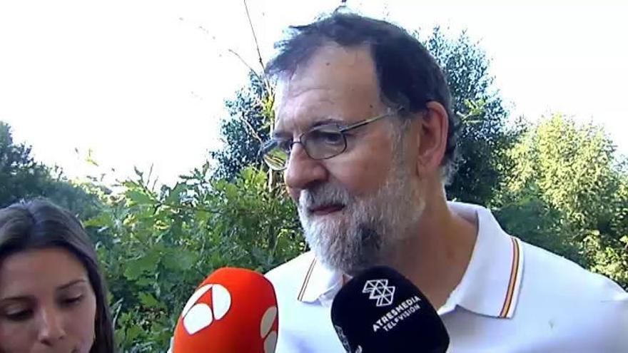 Rajoy: "La ley y la democracia no se pueden separar, no habrá referéndum"