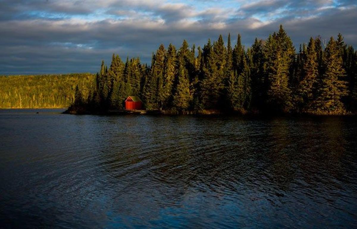 El parque nacional Isle Royale está en Michigan y es la isla más grande del Lago Superior.