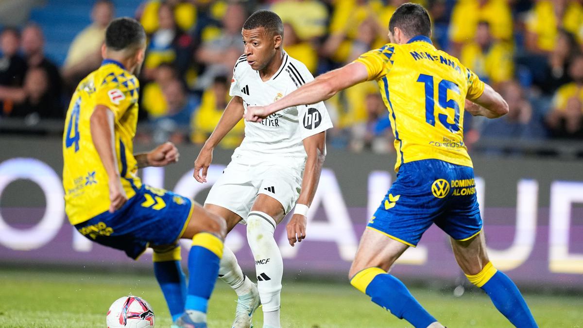 Kylian Mbappé en el UD Las Palmas-Real Madrid