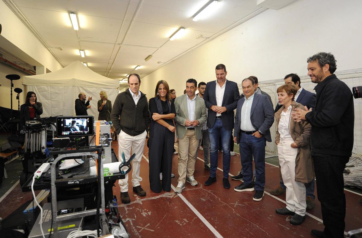 Equipos técnicos preparados para la producción.