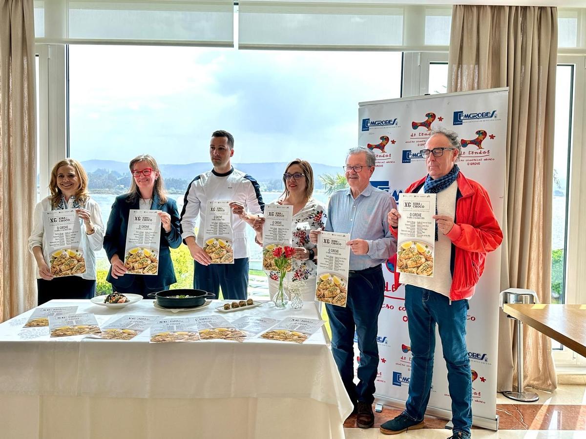 Un momento de la presentación de la nueva jornada gastronómica de O Grove.