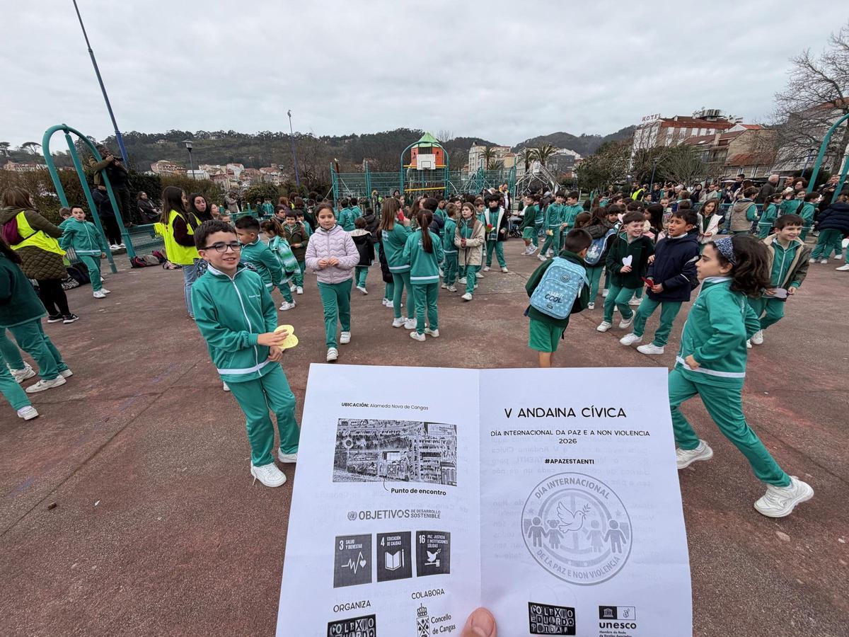 Lectura do manifesto e moita diversión na xornada do Pondal.