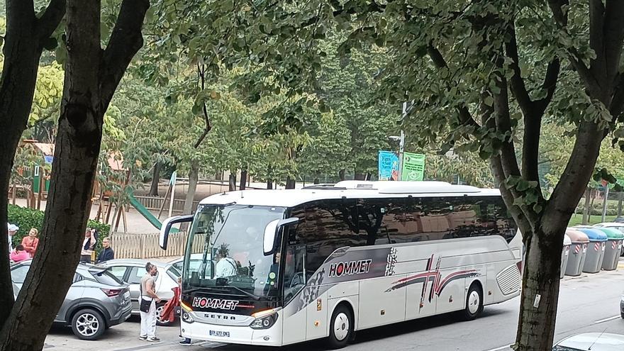 La parada anul·lada a Pedret per als autobusos turístics segueix funcionant