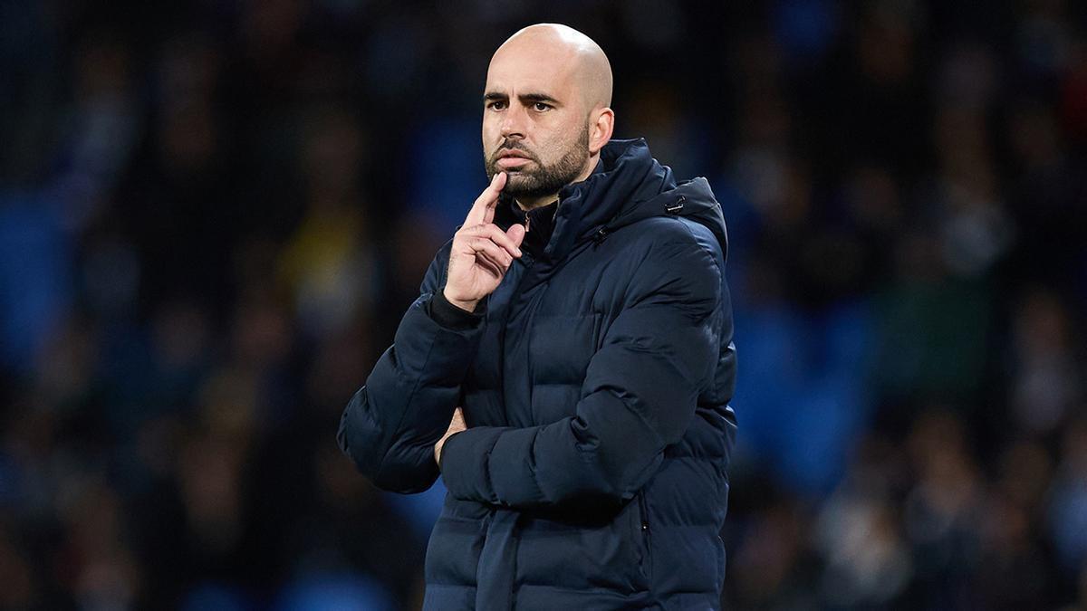 Cláudio Giráldez, durante uno de los partidos de esta temporada.