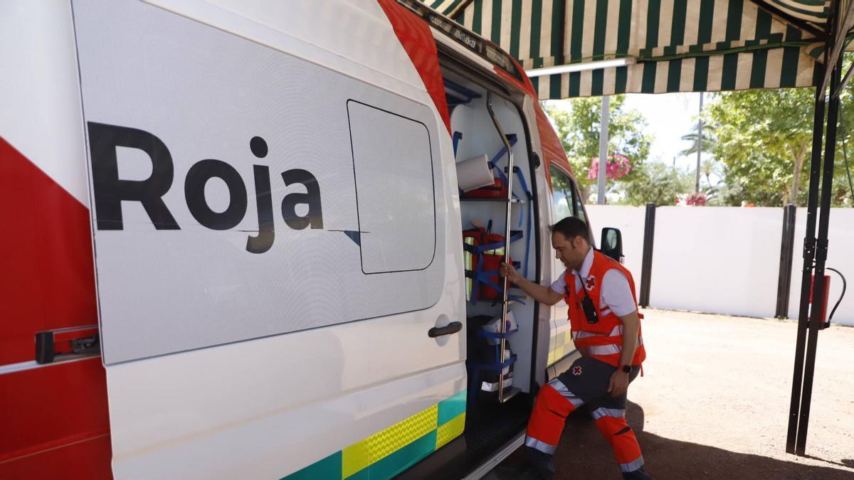 Nerea Casas, coordinadora del hospital de campaña en El Arenal