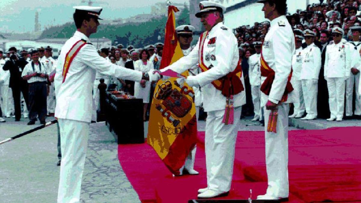 El paso de Felipe VI por la Escuela Naval de Marín El paso de Felipe VI por la Escuela Naval de Marín