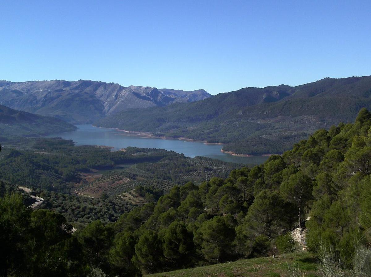 Vista del embalse del Tranco, en Santiago-Pontones