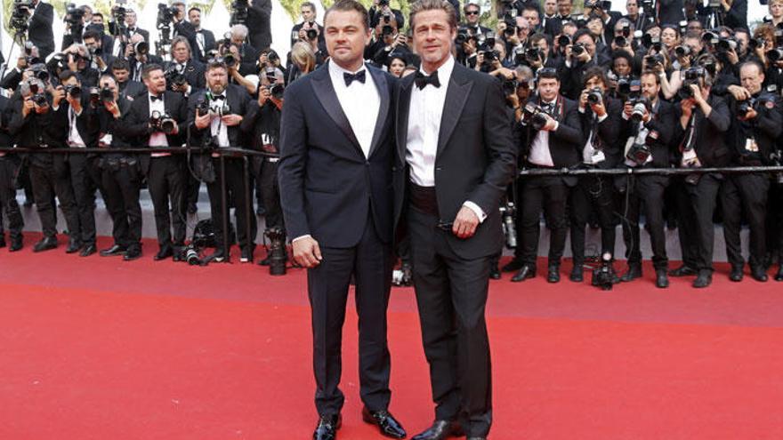 Leonardo DiCaprio y Brad Pitt, en Cannes