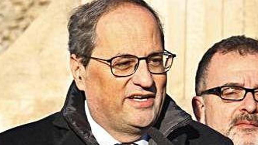 El president de la Generalitat, Quim Torra