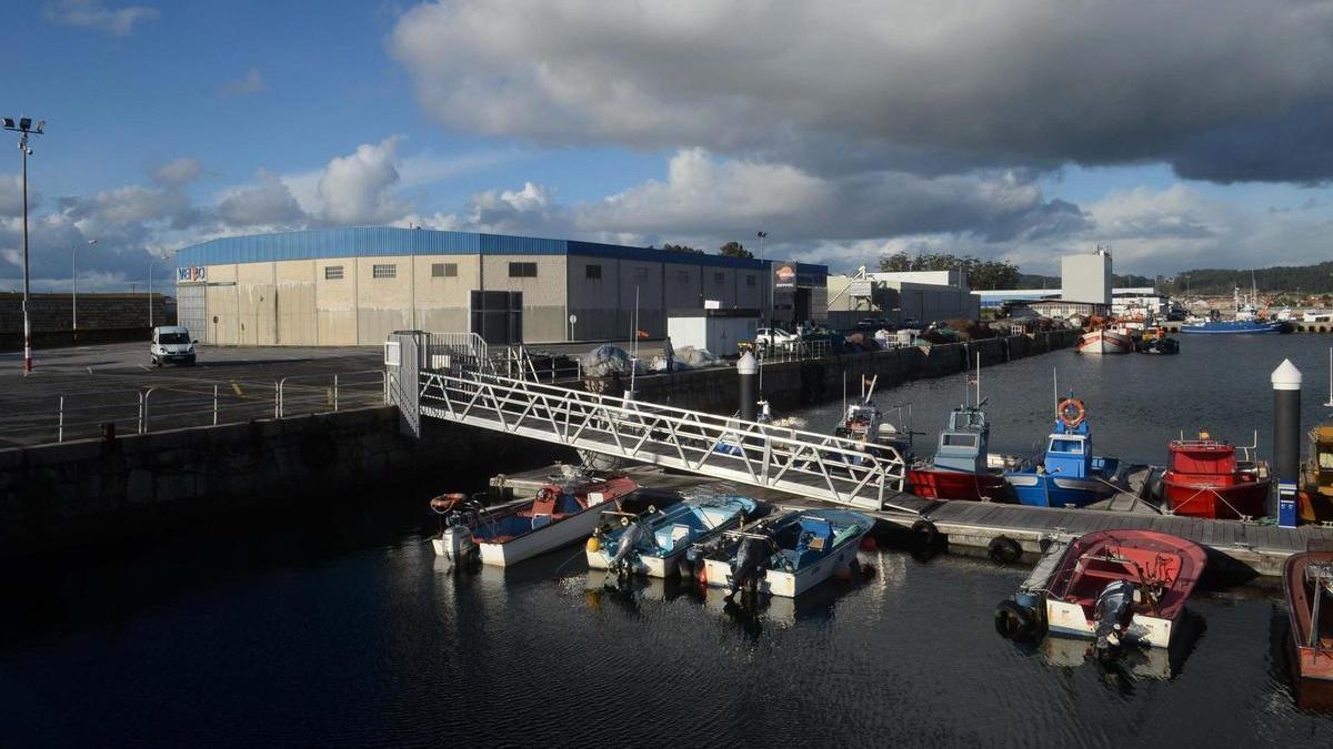 Vista del puerto de Tragove donde está ubicada la parcela.