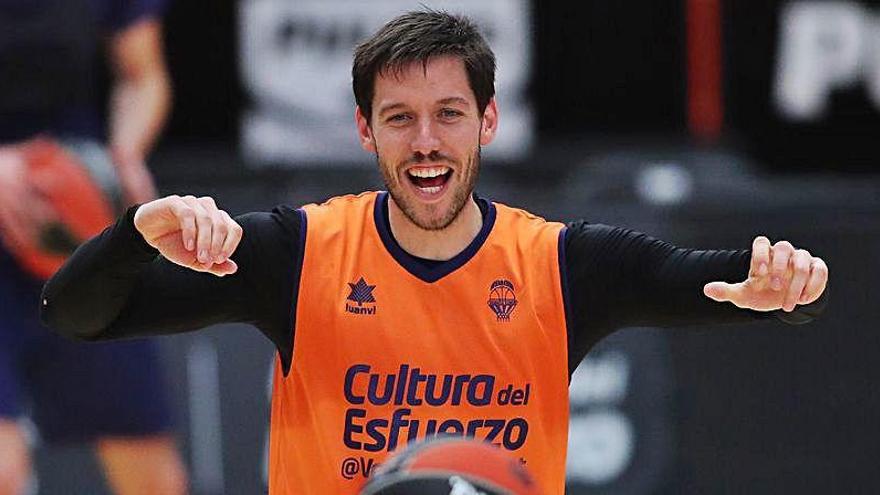 Van Rossom, en uno de los últimos entrenamientos en La Fonteta