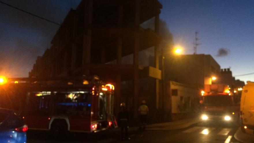 Incendio en una vivienda de Arrecife