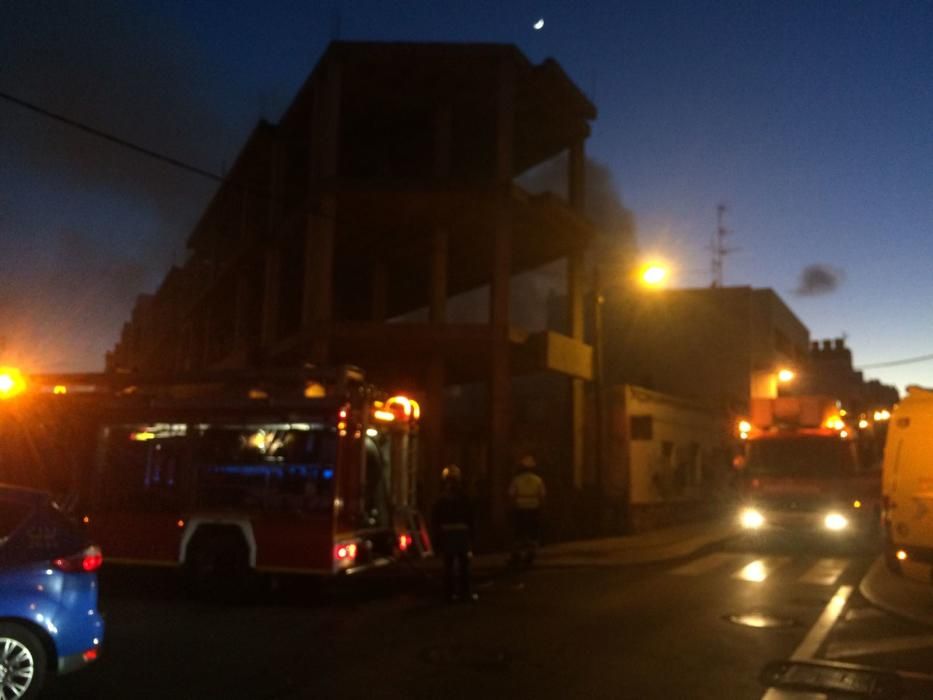 Incendio en una vivienda de Arrecife