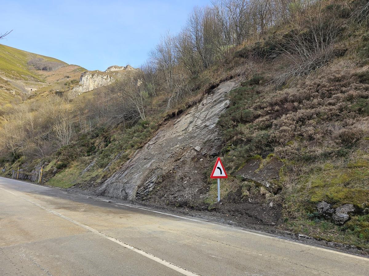 La carretera, ya despejada.