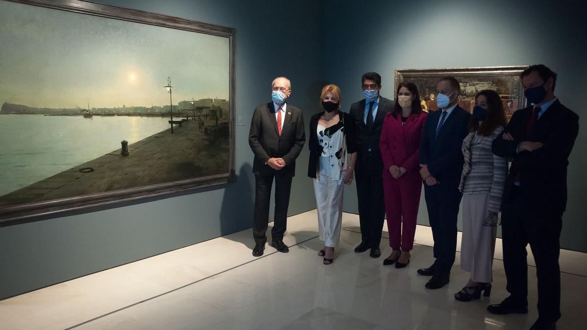 Exposición 'Pintar la luz. Maestros catalanes de colección Carmen Thyssen', en el Museo Thyssen Málaga