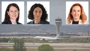 Elena Mayoral, Sonia Corrochano y Eva Valenzuela.