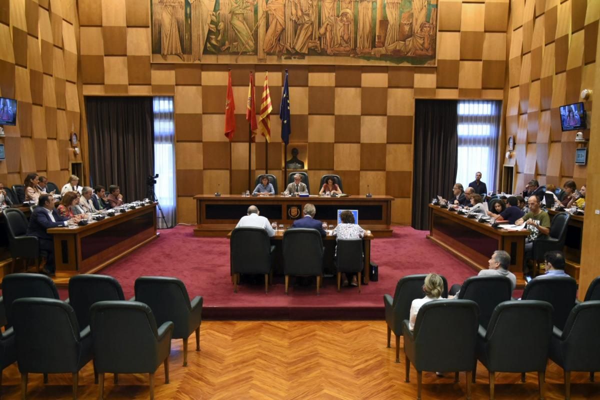El Pleno del Ayuntamiento de Zaragoza (24-09-18).