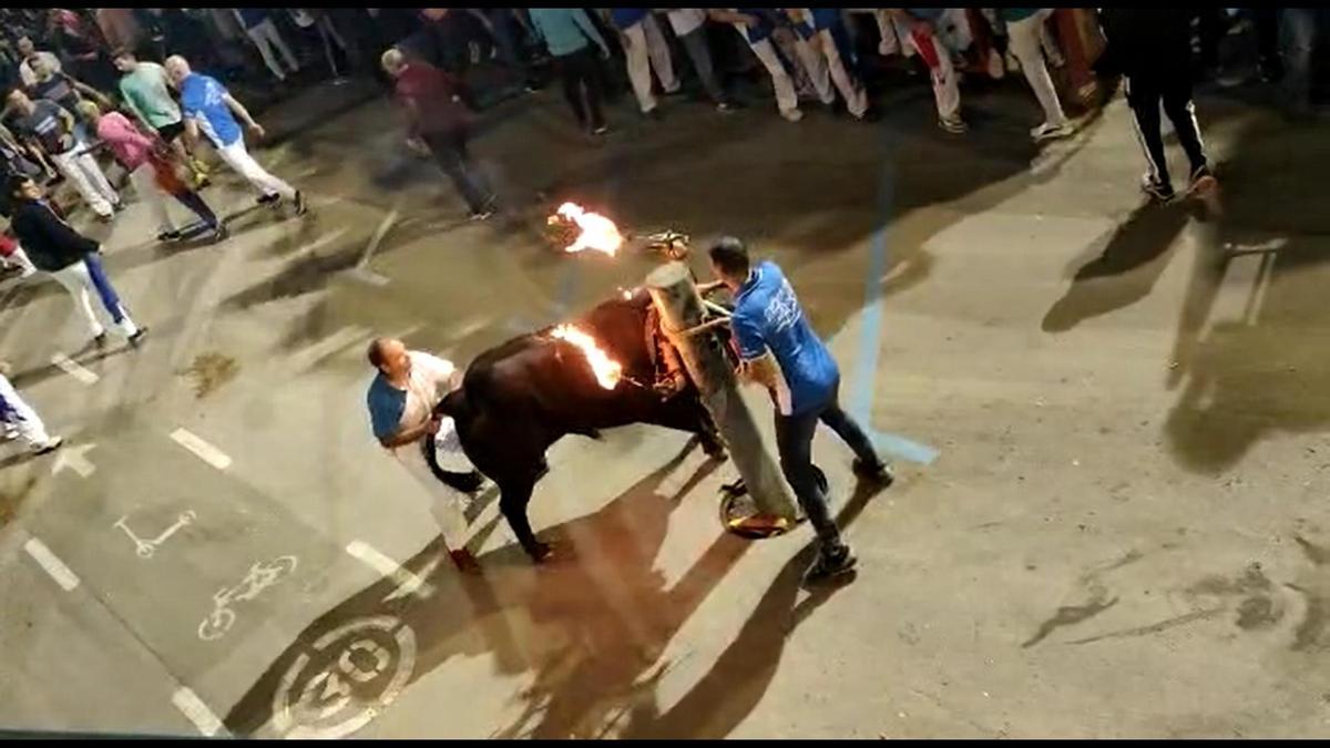 Embolada del toro en Onda