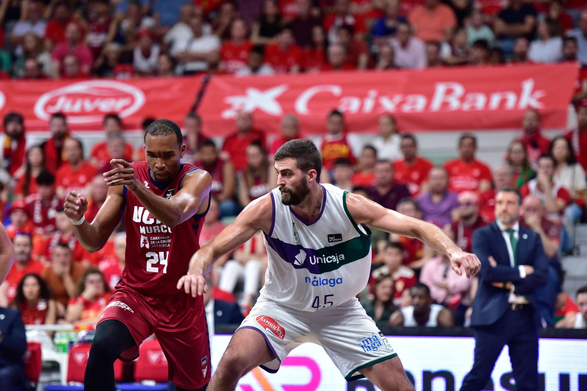 Fotos del tercer partido de semifinales de la Liga Endesa: UCAM Murcia - Unicaja