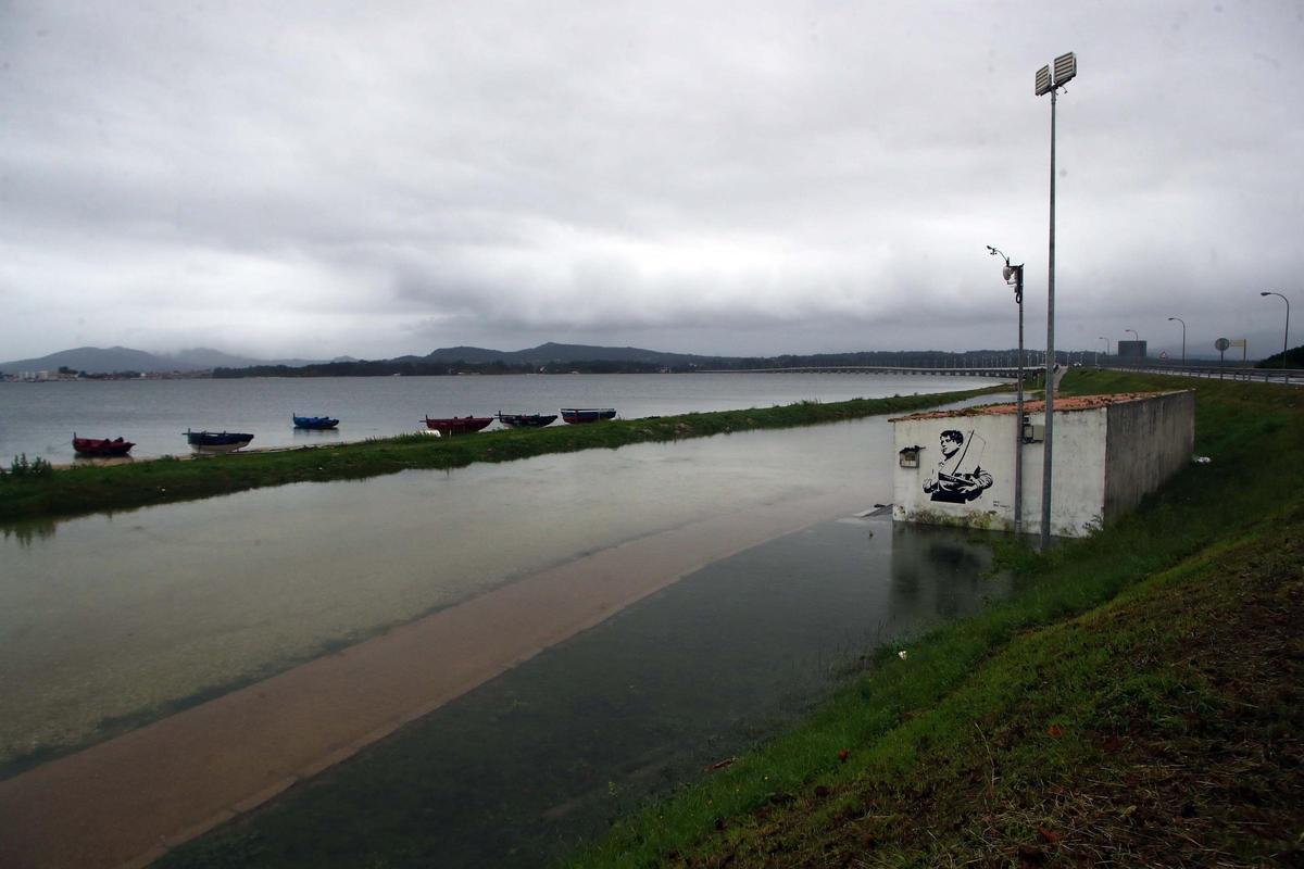 Playa de A Canteira, e la zona isleña de O Bao.